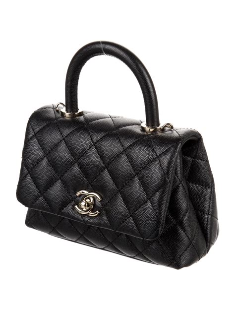 coco chanel mini|Chanel mini coco handle price.